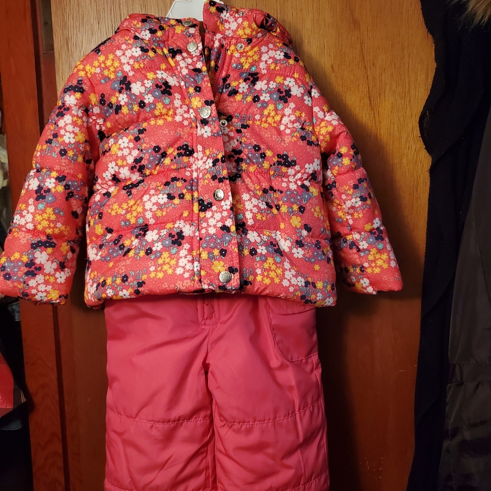 Winter jacket with snow pants
